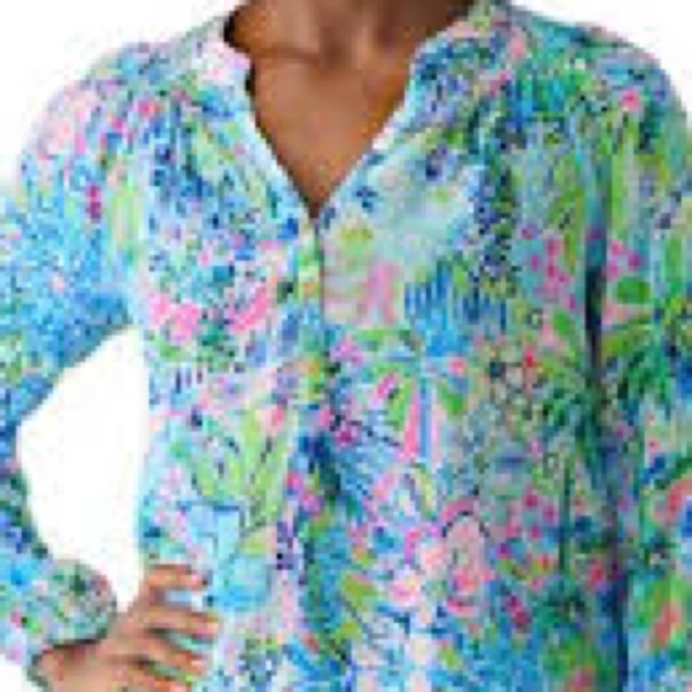 Lilly Pulitzer Elsa Blouse…in Lilly’s House print